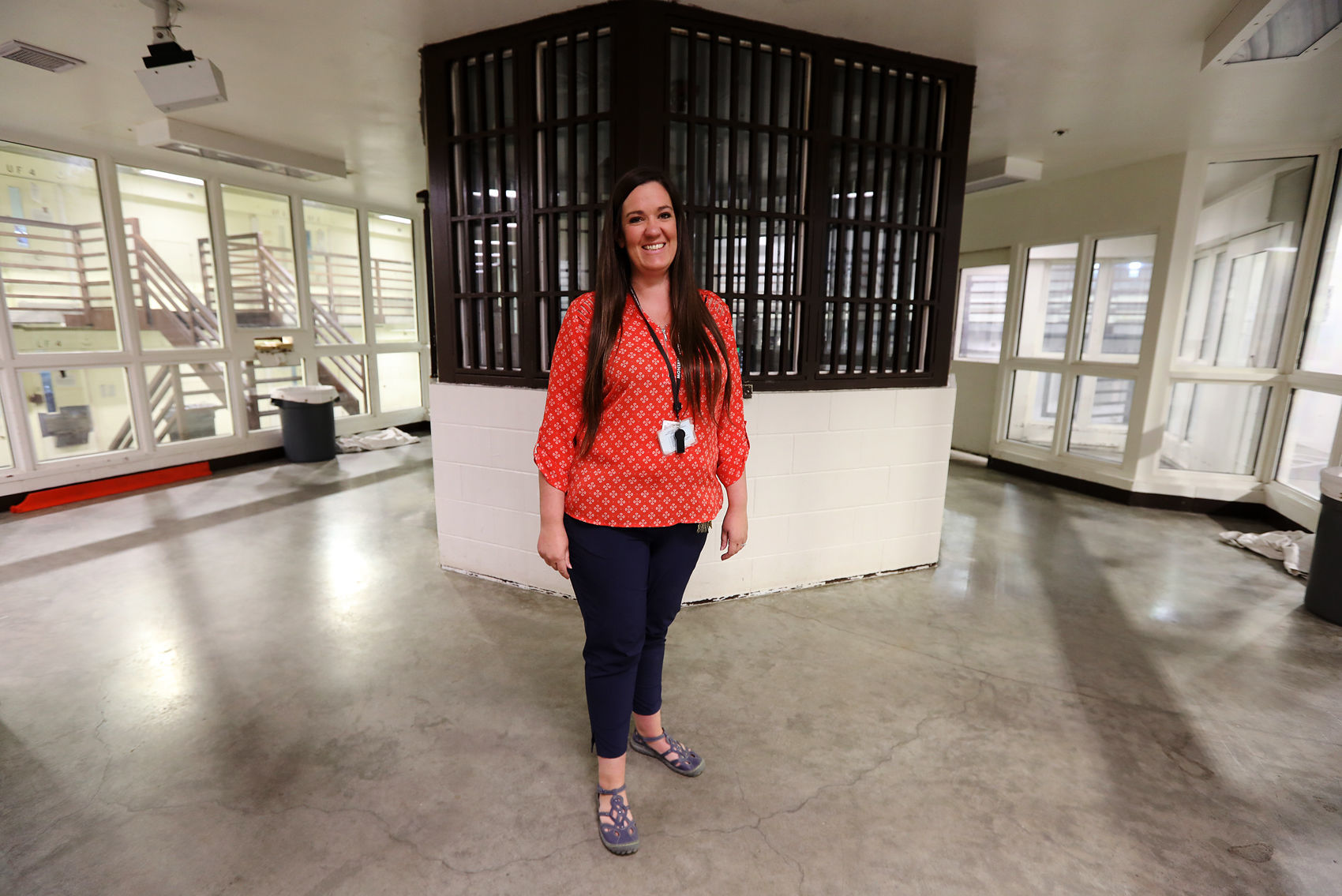 Amie Garland in locked housing at the Montana State Prison